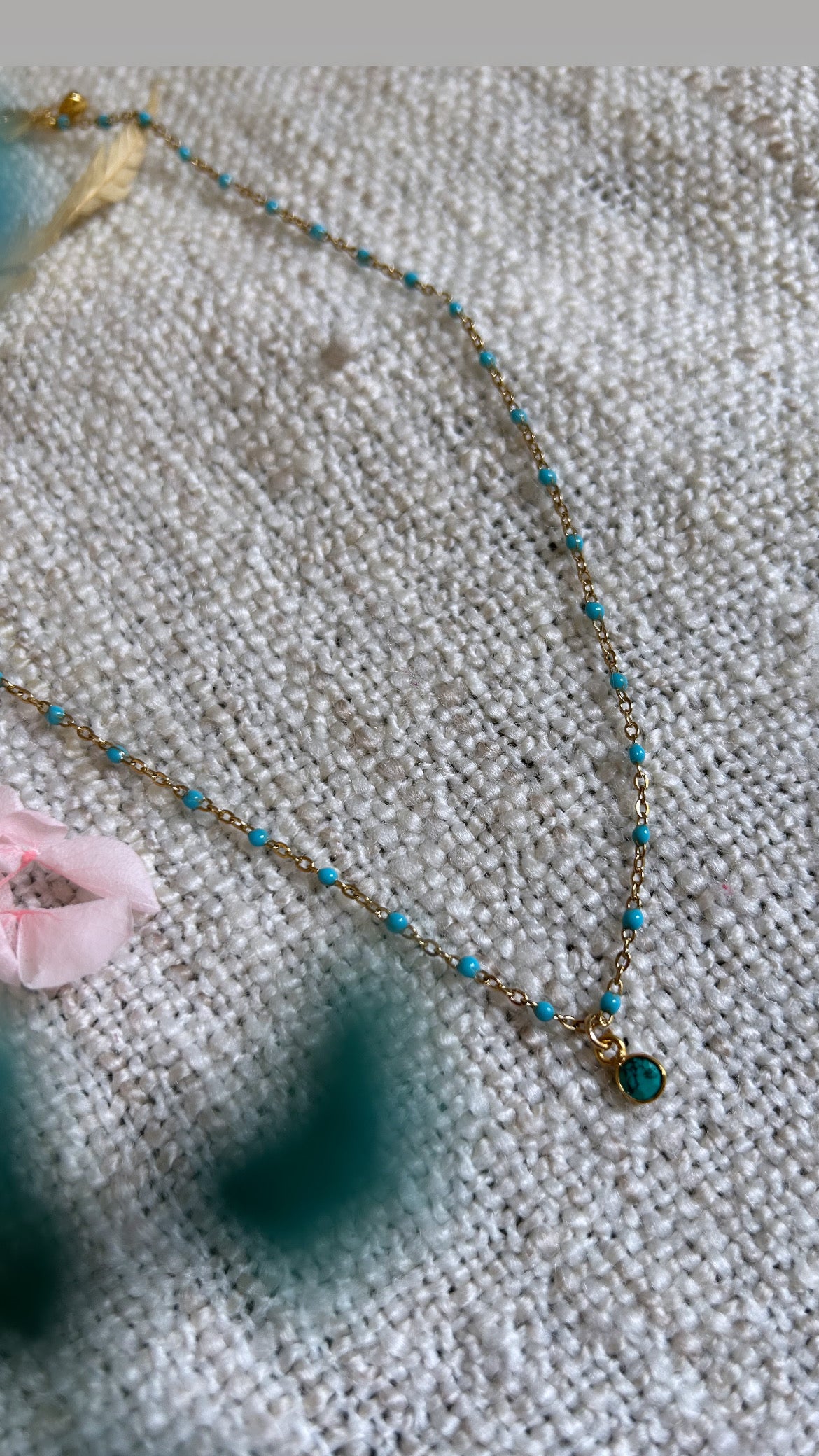 Collier ma petite Turquoise 🍸