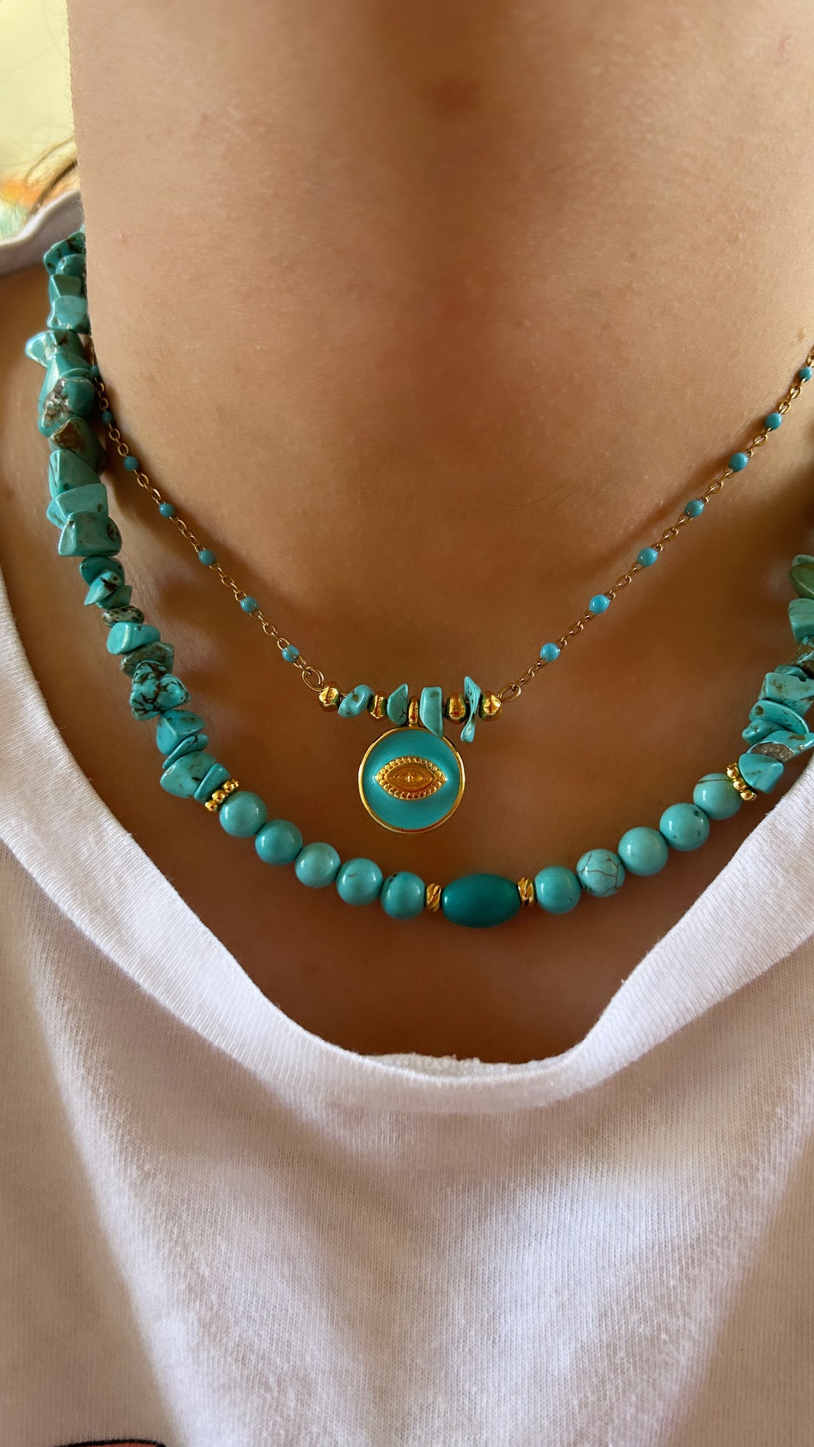 Collier Œil Turquoise 🧿